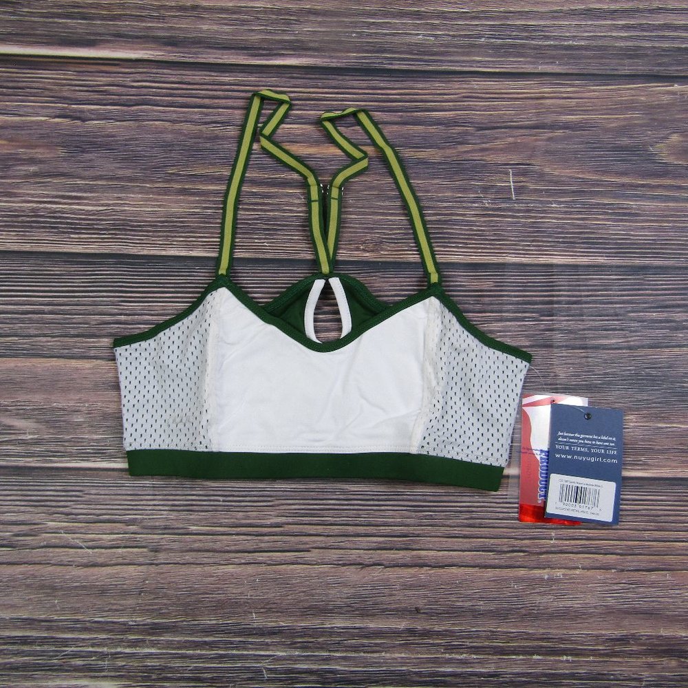 NUYU Colorado State University Rams CSU Nukini Bra Top NEW NWT